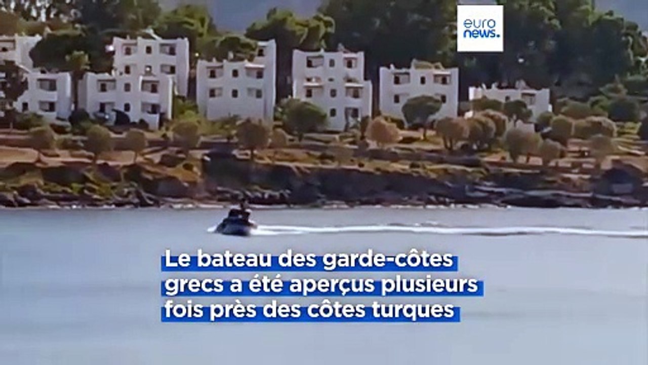 Le bateau des garde-côtes grecs aperçu dans les eaux territoriales turques