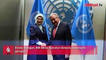 Emine Erdoğan'dan Guterres'e davet! 'Güçlü destek için şükranlarımı sunuyorum'