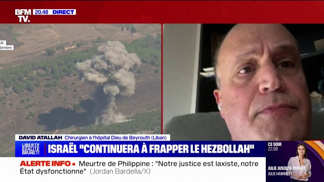 Au Liban, personne n'est content des frappes israéliennes , déclare le docteur David Atallah, chirurgien à Beyrouth