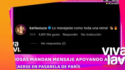 Famosas muestran su apoyo a Belinda tras resbalón