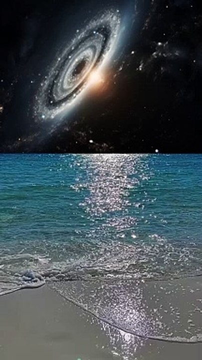 Space, stars, Milky Way galaxy, Solar system, Sun, Earth, planets, universe