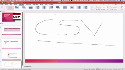 How to USE Microsoft PowerPoint On a Mac - Tutorial 18 - Add a Transition to Slides - Tutorial | New