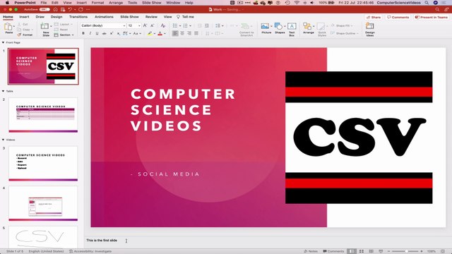 How to USE Microsoft PowerPoint On a Mac - Tutorial 17 - Add Notes - Basic Tutorial | New