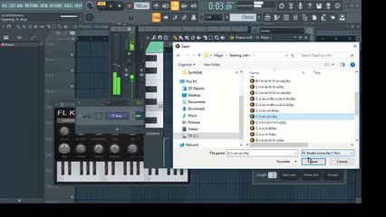Riff Generator Following Music Theory Demonstration