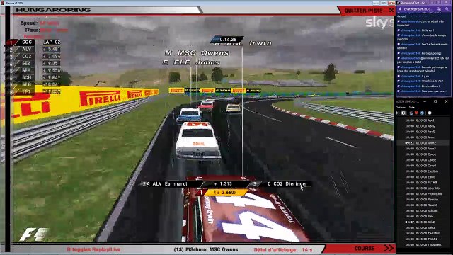 NascarLegacy S1 | 1963 : Budapest 8/16 | qualifs et courses