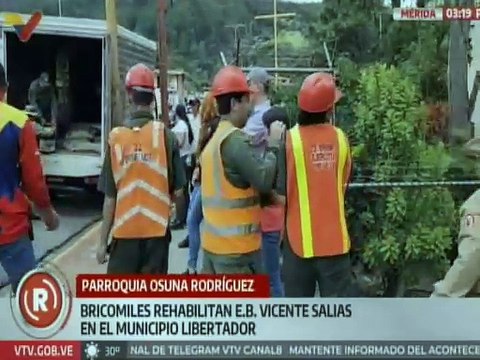 Mérida | Bricomiles dota de materiales de construcción a la E.B. Vicente Salias para su rehabilitación