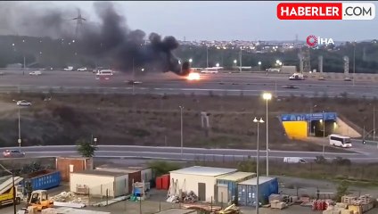 Kuzey Marmara Otoyolu'nda Araç Yangını