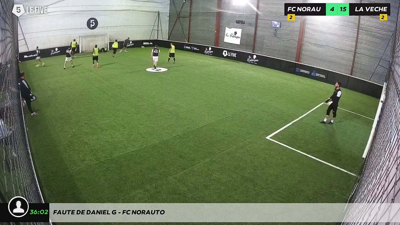 Faute de Daniel G - FC NORAUTO