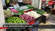 Inflación en México mantiene desaceleración en primera quincena de septiembre; se ubica en 4.66%: Inegi