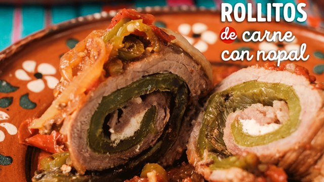 Cómo hacer rollitos de carne con nopal ¡En 30 minutos!
