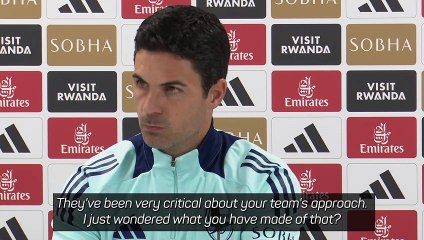Arteta hints at knowing Man City's secrets, after criticism of tactics