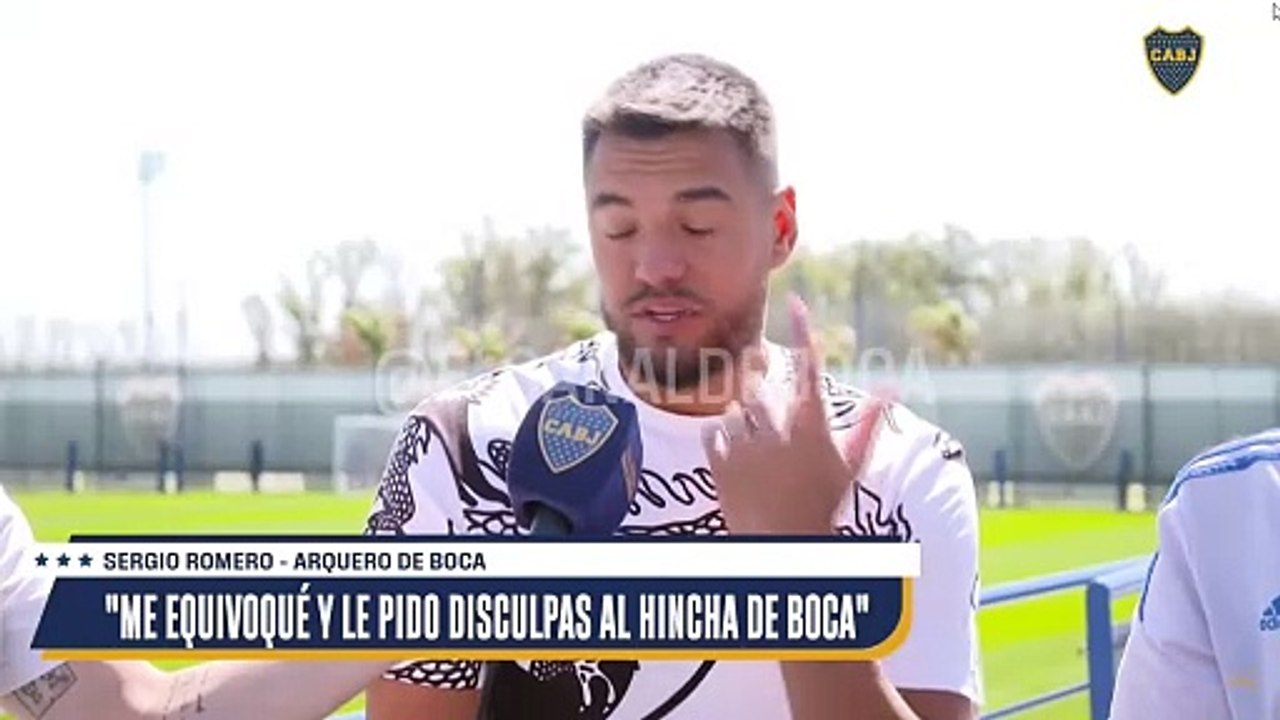Sergio "Chiquito" Romero expresó su arrepentimiento por el grave incidente que protagonizó con los simpatizantes de Boca