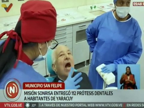 Yaracuy | Misión Sonrisa beneficia a 56 pacientes con prótesis dental