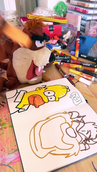 TAZ dessine son autoportrait !
