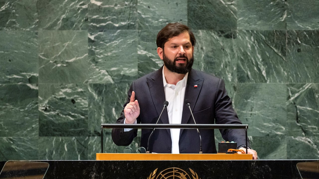 Gabriel Boric en la ONU