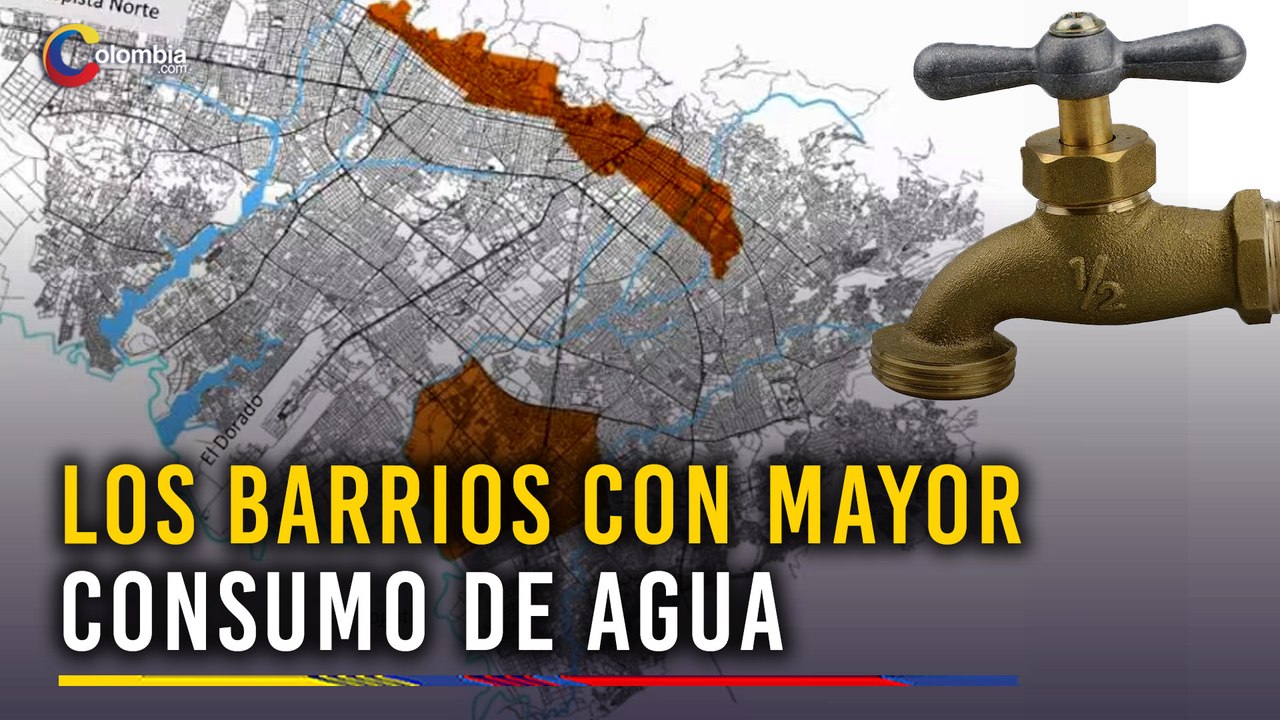 Racionamiento de agua: Estos son los barrios de Bogotá con el consumo de agua más alto