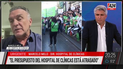 PROTESTA DE TRABAJADORES DEL HOSPITAL DE CLÍNICAS