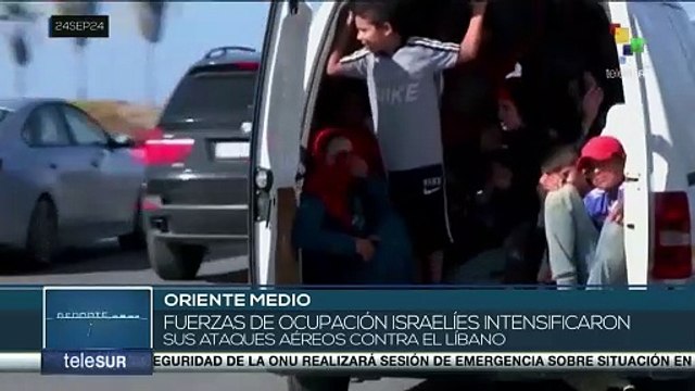 Fuerzas de ocupación israelí intensificaron sus ataques aéreos contra el Líbano