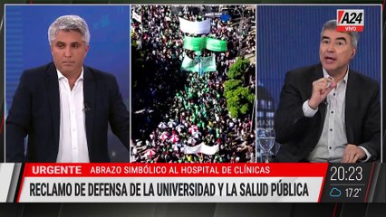 PROTESTA DE TRABAJADORES DEL HOSPITAL DE CLÍNICAS