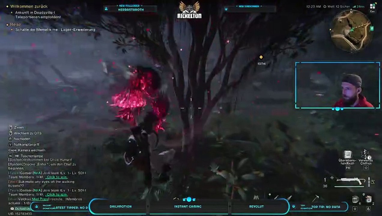 Rickelton streamt wieder.. Heute: 'Once Human - Das Abenteuer geht weiter! Folge 002'