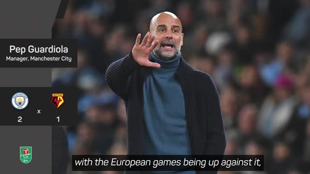 'We are not going to waste energy' on League Cup - Guardiola