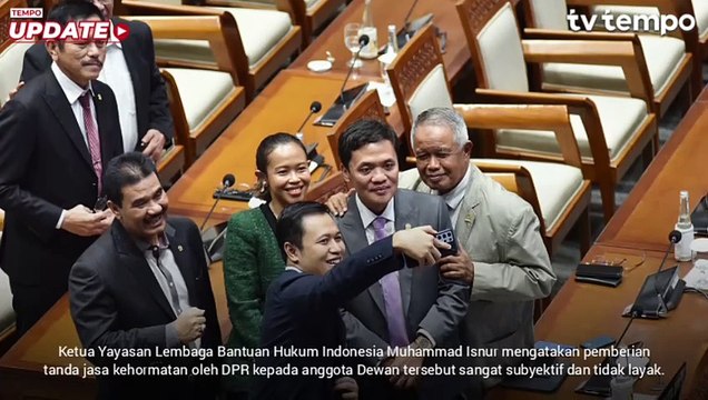 Explain: Penghargaan Diri Sendiri Anggota DPR RI