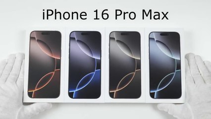 Apple iPhone 16 Pro Max Unboxing - Ultimate Smartphone Gaming Experience__HD