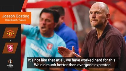 'Not a school trip!' - Twente boss on Manchester United match-up
