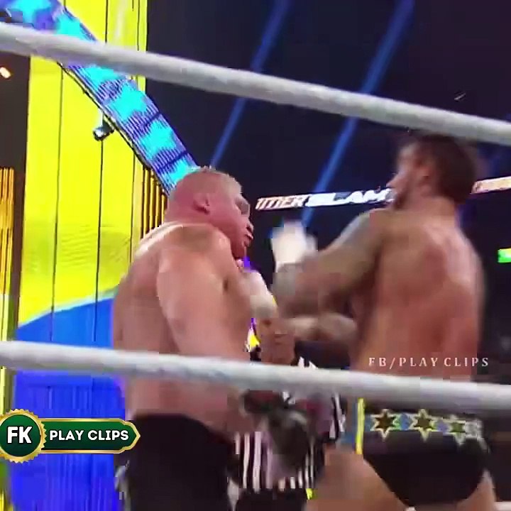 Brock Lesnar  CM Punk No disqualification match #brocklesnar #cmpunk #Wow #WWE  vers