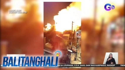 Tangke ng LPG sa isang nasusunog na bahay, sumabog; Isang aso, patay | Balitanghali