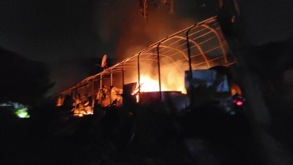 주거용 비닐하우스에서 불...7명 대피 / YTN