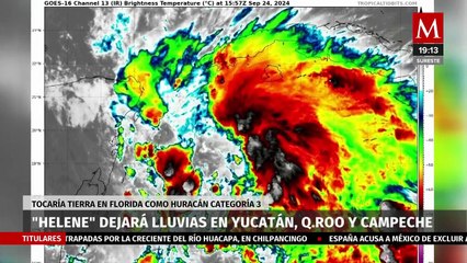 SMN advierte que la tormenta tropical 'Helene' podría intensificarse a huracán categoría tres