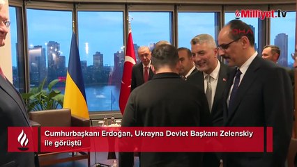 Cumhurbaşkanı Erdoğan, Ukrayna Devlet Başkanı Zelenskiy ile görüştü