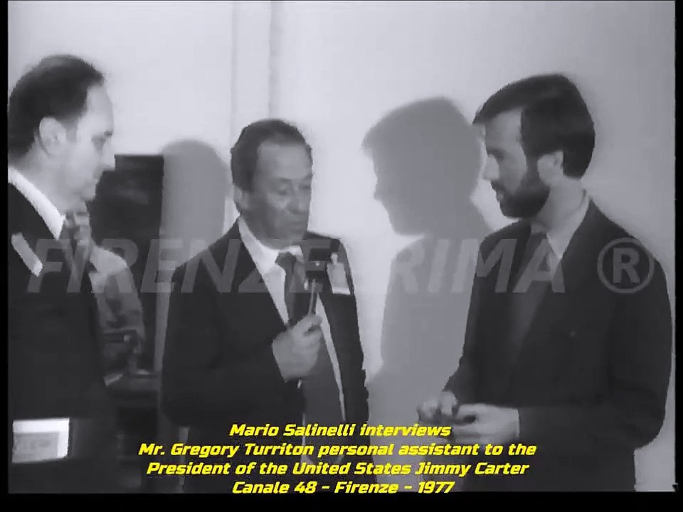 Salinelli interview Mr.Greg Turriton personal assistant of President Jimmy Carter. Canale 48 - 1977