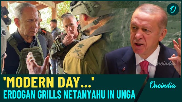 ‘He’s Hitler’: Erdogan Shocks UN, Pins Lebanon-Gaza Bloodshed on Netanyahu– Watch the Moment