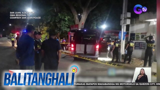 Barangay Chairman at kaniyang anak, patay matapos pagbabarilin ng riding-in-tandem | Balitanghali