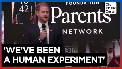 Prince Harry advocates for online safety for children at CGI