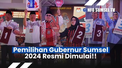 Pilgub Sumsel: HDCU Nomor 1, Eddy Santana Rizky Nomor 2, Mawardi Anita Nomor 3
