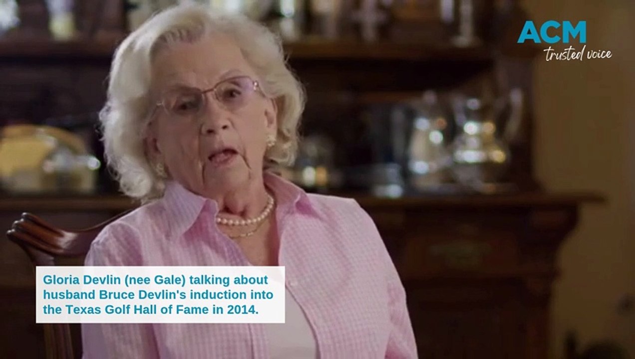 Gloria Devlin (nee Gale) talks about husband Bruce Devlin