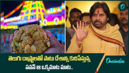 Tirumala Laddu Controversy.. పవన్ కళ్యాణ్ కు కేంద్రమంత్రి మద్దతు | Oneindia Telugu
