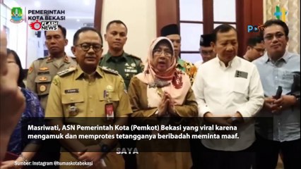 ASN PEMKOT BEKASI YANG VIRAL LARANG TETANGGANYA BERIBADAH AKHIRNYA MINTA MAAF