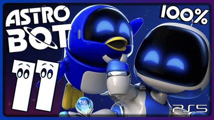 Astro Bot Walkthrough Part 11 - 100% (PS5) Balloon Breeze / Spooky Time