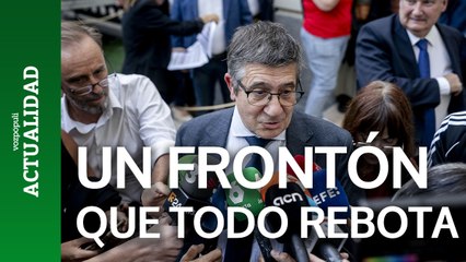 Patxi López sobre el PP: "Es como un frontón al que todo le rebota"