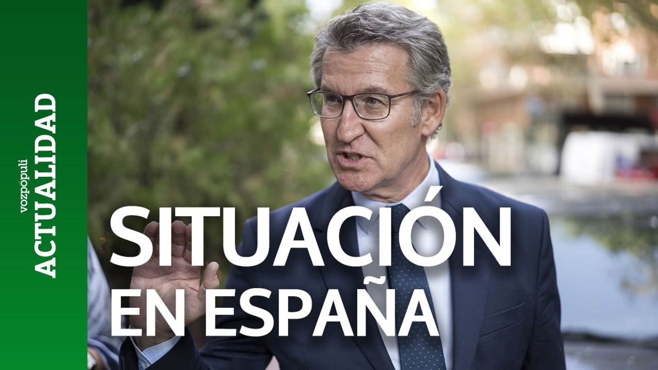 Feijóo: "La situación política en España empieza a parecerse a una gran broma"