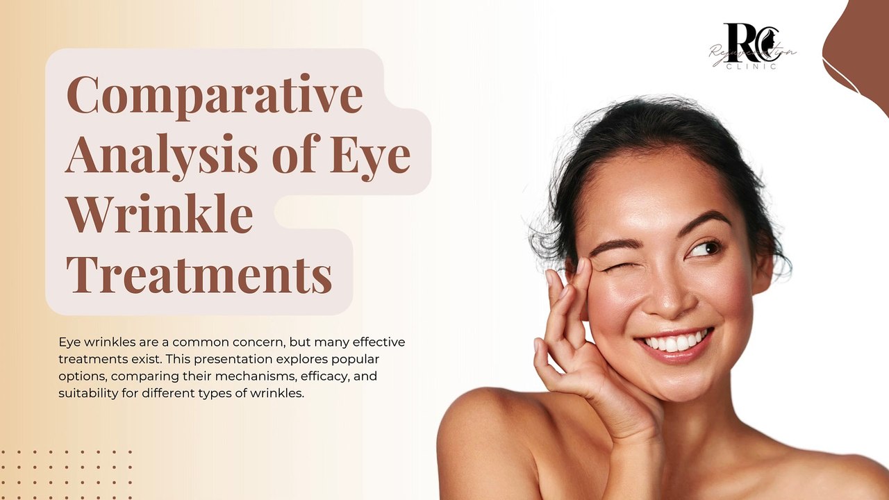 Comparative Analysis of Eye Wrinkle Treatments