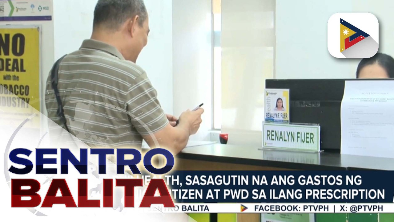PhilHealth, sasagutin na ang gastos ng mga senior citizen at PWD sa ilang prescription
