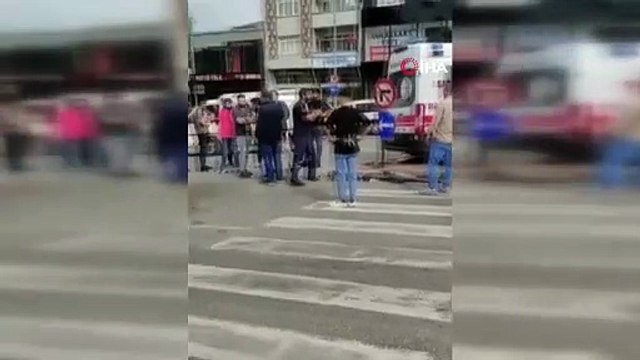 Hasta taşıyan ambulans kaza yaptı!