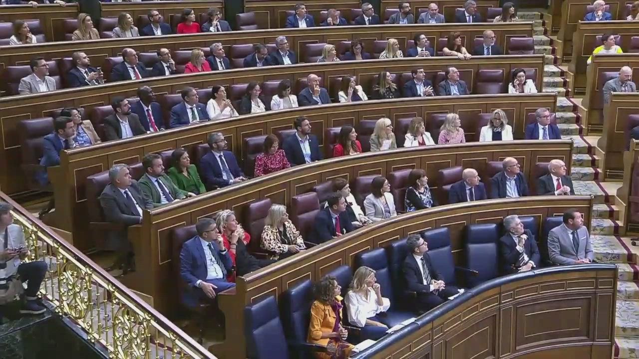 Una mujer interrumpe el pleno del Congreso y es expulsada