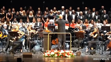 Concerto rock-classico del Maestro Quarta davanti a Mattarella