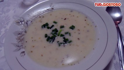 Creme de batata com queijo